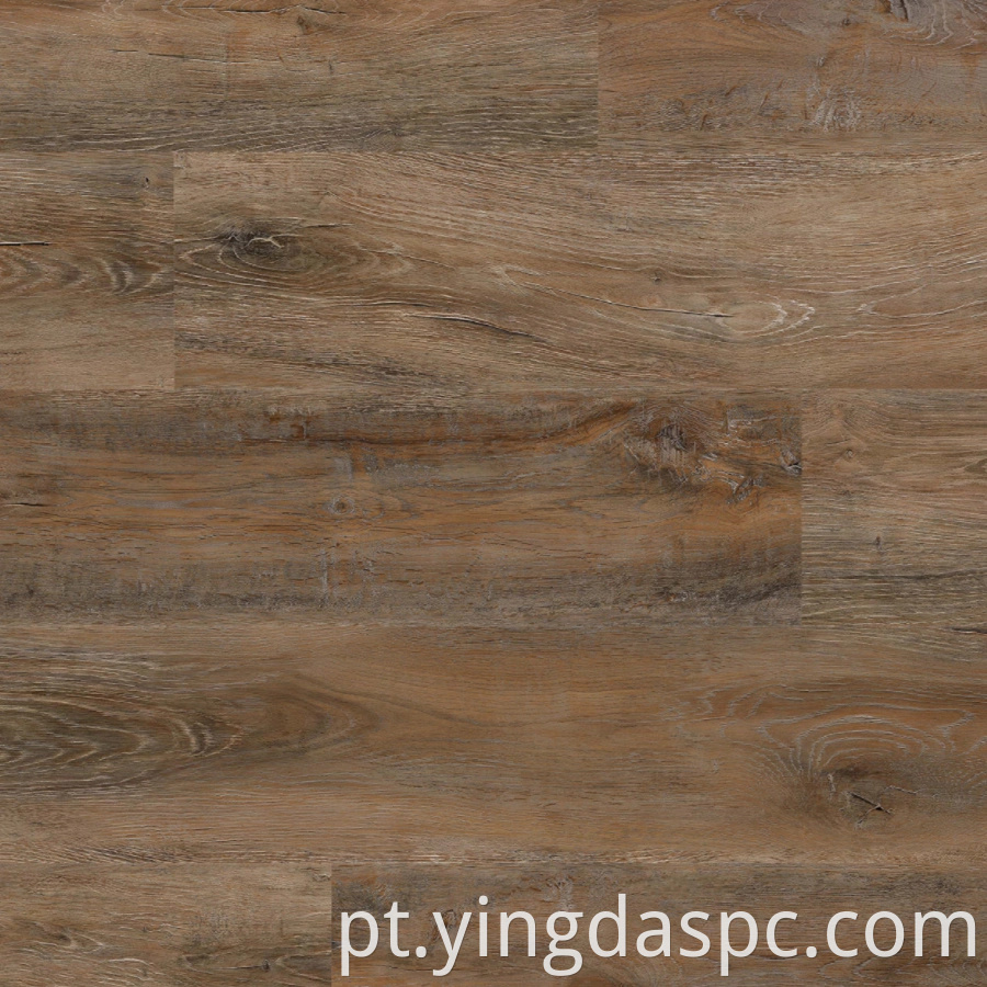 Instale o piso interno Plank Vinil 4mm Clique em Vinil Intertravamento SPC Flooring